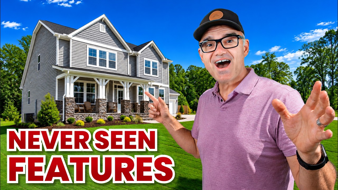 Inside 2 RARE New Homes Near Raleigh NC with HUGE LOTS!