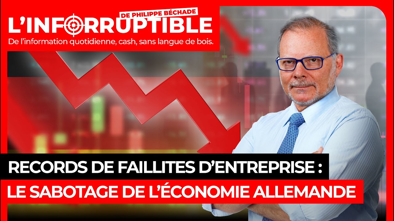 Records de faillites d’entreprise : le sabotage de l’économie allemande