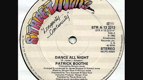 Patrick Boothe Dance All Night streetwave street s...