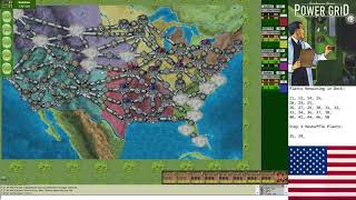 Power Grid - 4-Player USA Game (Brown-Yellow-Red-Aqua), funkdoc/amitss1/HalloBine/BGKYUSA