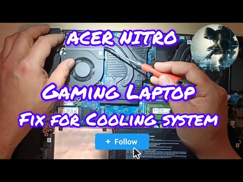 Nitro Cooling Computer Acer Gaming Laptop Nitro 5 fix for fan and cooling system with thermal ...
