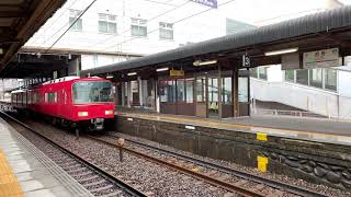 【台風接近に伴い】名鉄6800系6827F 普通栄生行き 西春発車