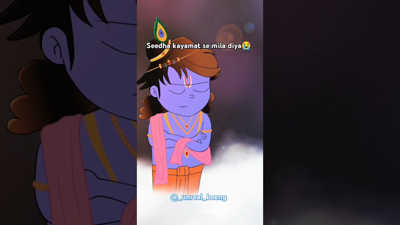 Bhagwan ji 😭 | Funny Little Krishna Animation | 