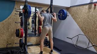 115kg squat for 3 reps Road to 140kg