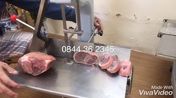 Máy cắt chân giò heo - cưa xương