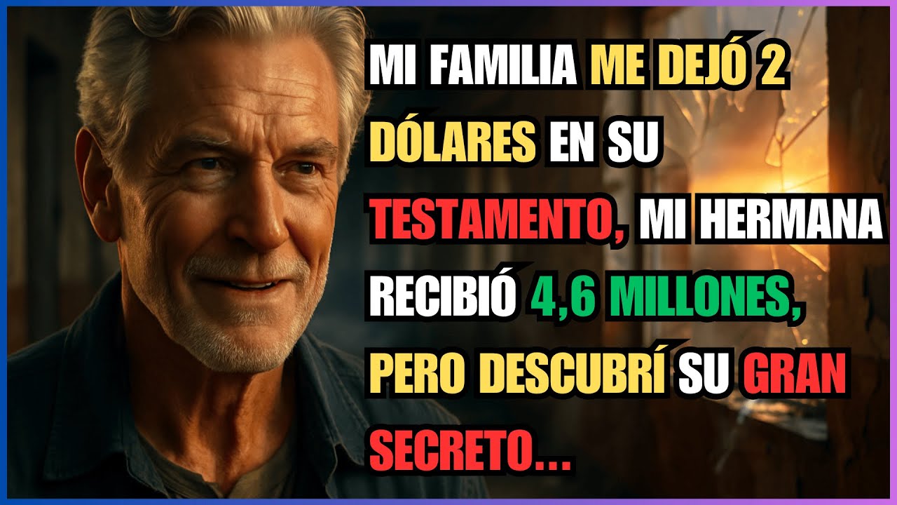 Mi FAMILIA me Dejó 2 Dólares en su Testamento, mi HERMANA Recibió 4,6 Millones, Pero Descubrí...