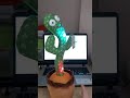 Boneka Cactus Dancing cactus toy Recording and Glowing