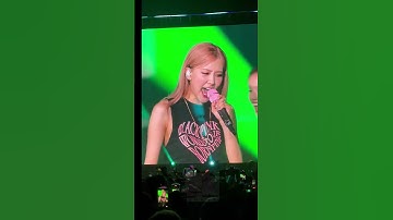 Thumbnail of Lisa pranking Rosie during AIYL song  #blackpink #rose #lisa