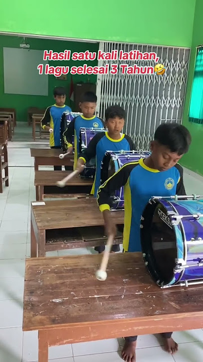 Elementary school drum band practice #drumband #marchingband #drumbandjogja