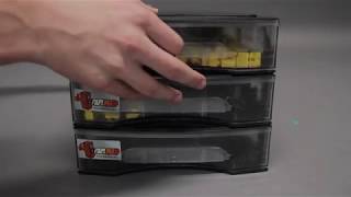 Stackable storage boxes by Papimax. Lego storage ideas