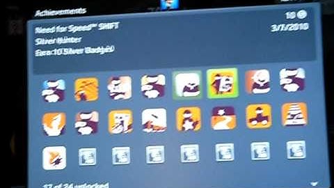 Need for Speed Shift Achievement unlocked Epic Earner