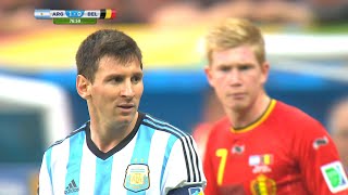 Lionel Messi contre la Belgique (Coupe du Monde 2014) Commentaire en anglais