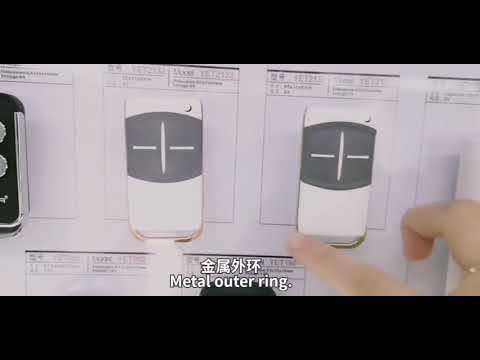YET2132 wireless remote control with 2 colors.