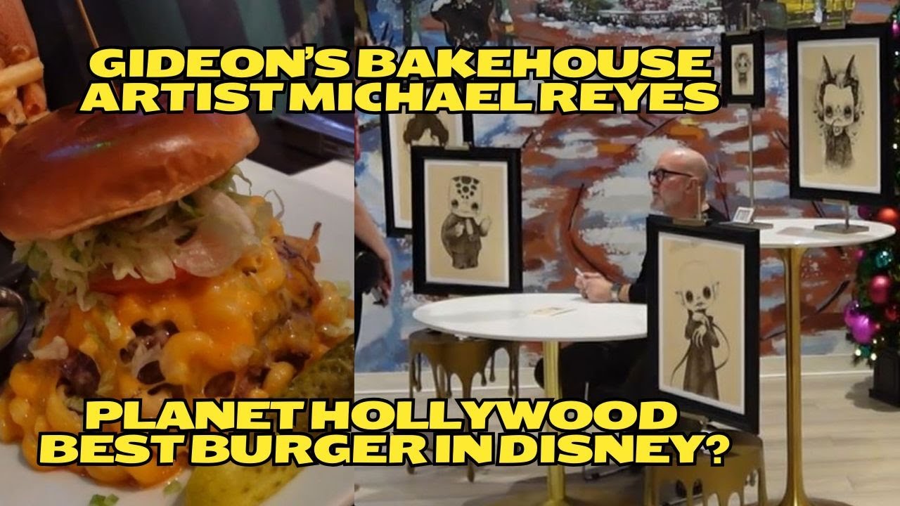 Michael Reyes Disney Enchanted Holiday Art Gallery! Gideon's Bakehouse Artist Michael ...