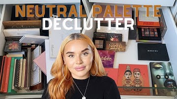THE FINAL MAKEUP DECLUTTER SERIES - EYESHADOW PALETTES! | Sophie Liz Brad