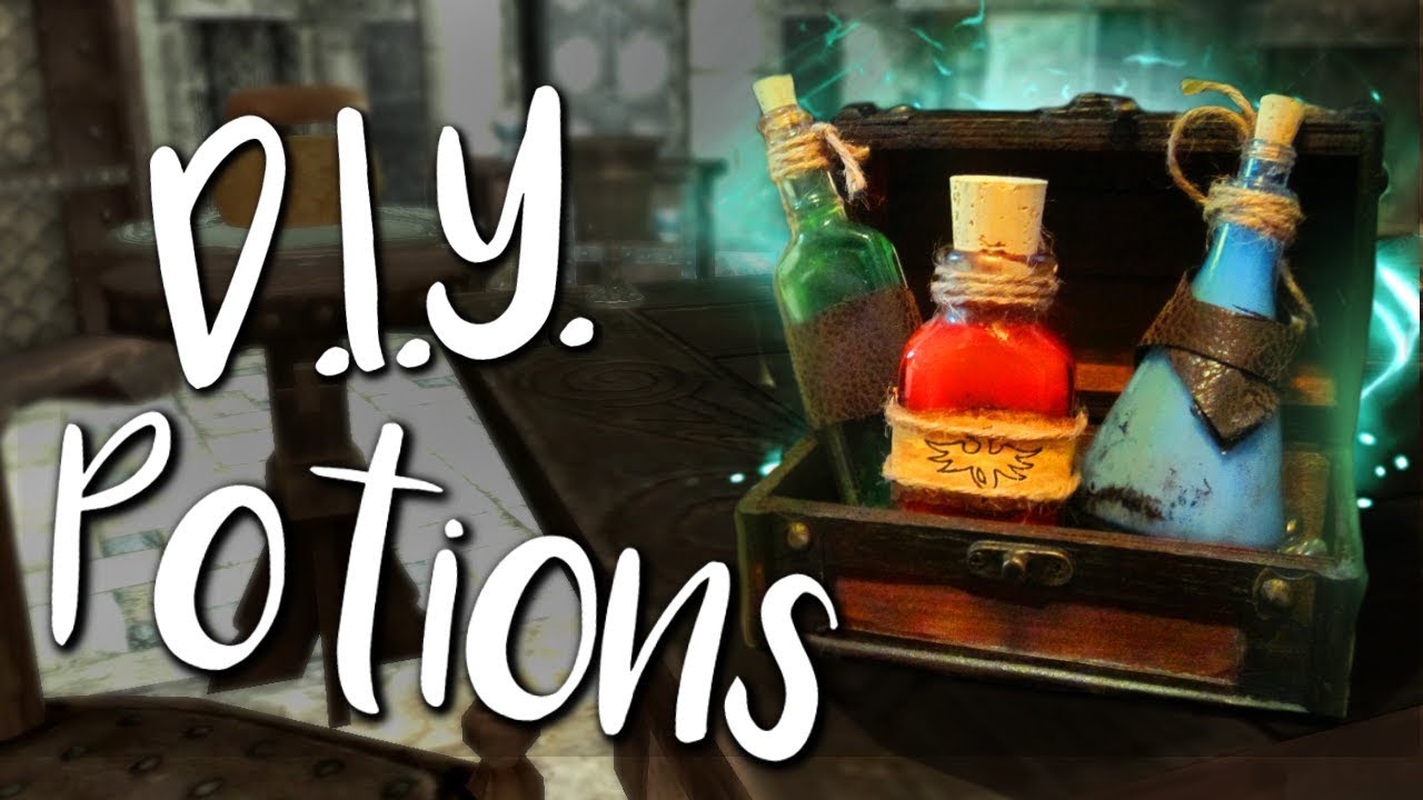 Making DIY Skyrim-Inspired Potion Bottles! 