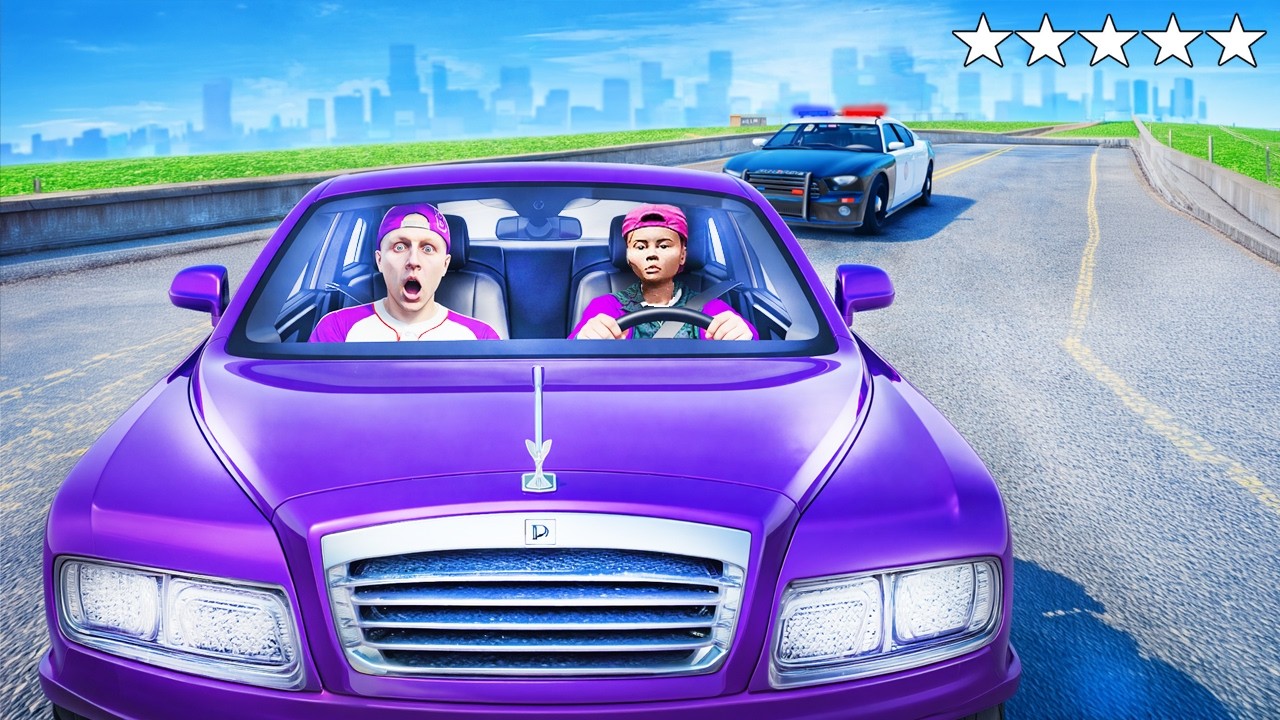 FRATELE meu MIC este URMARIT de POLITIE in GTA 5!