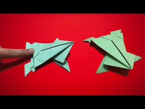Zıplayan Kurbağa Nasıl Yapılır ? / Kağıttan - Origami