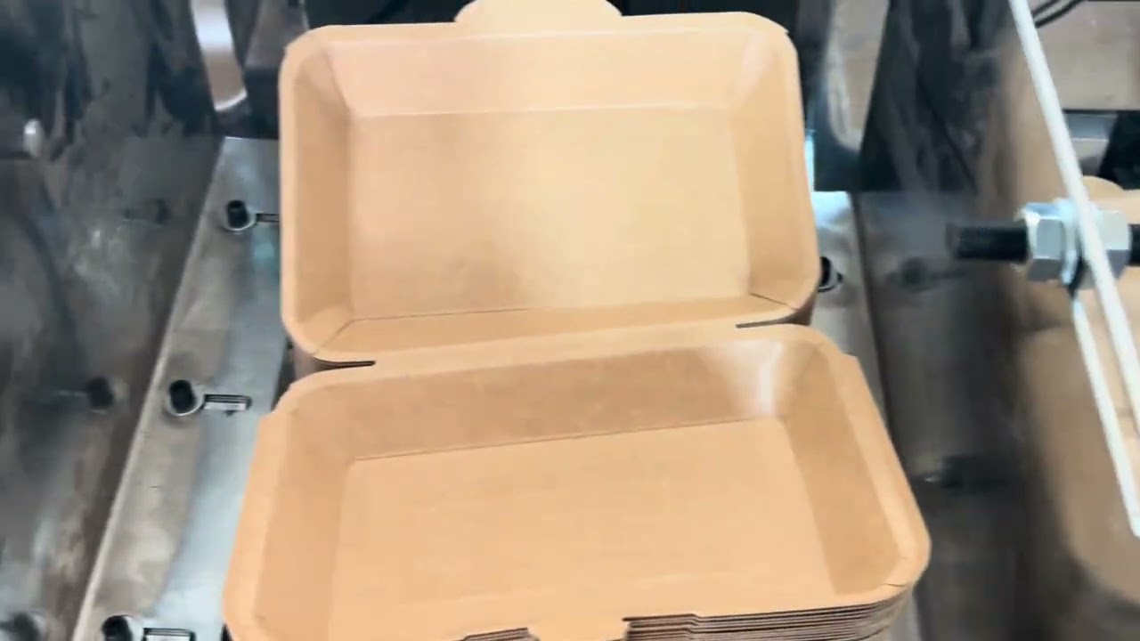 automatic paper lunch box making machine  with no-coated paper material (JBZ-700 model )