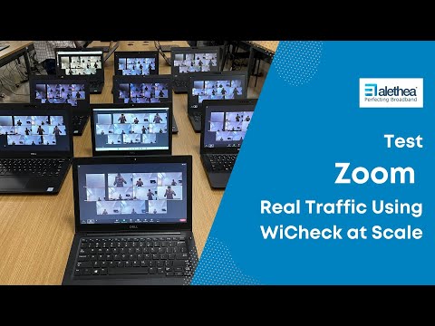 Test Zoom Real Traffic Using WiCheck at Scale