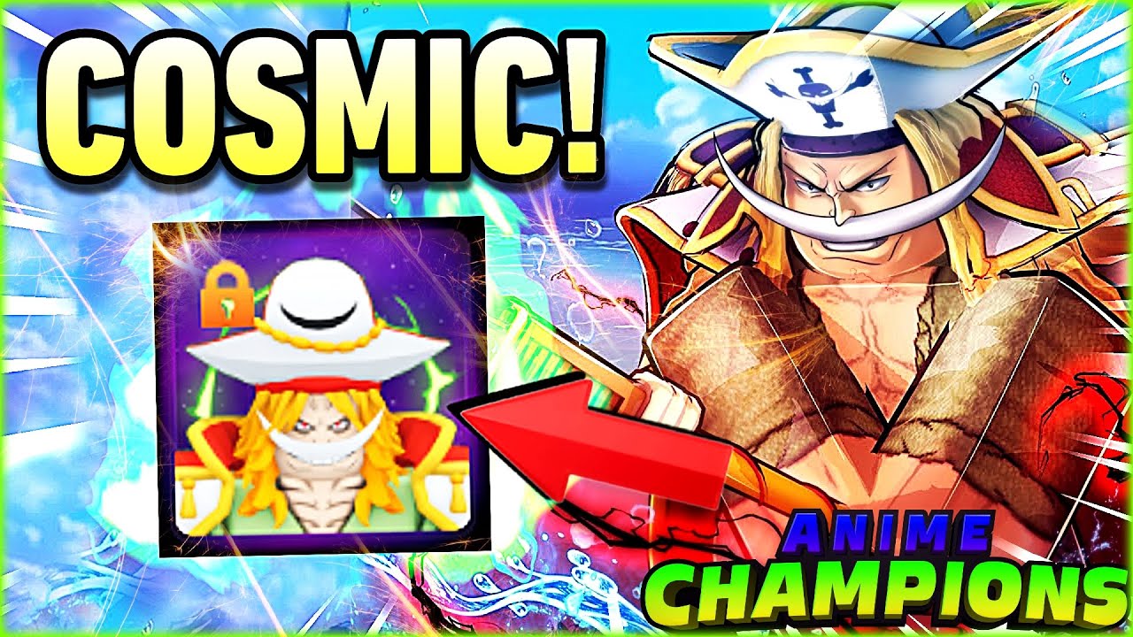 5 NEW COSMICS CODE + FREE WHITEBEARD COSMIC Method In Anime Champions Simulator!