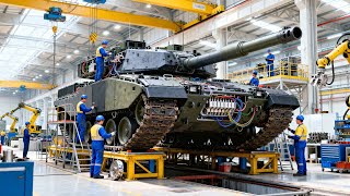 Inside the Leopard 2A8 Assembly Line: Forging Europe’s Next-Generation Battle Tank (Full Process)