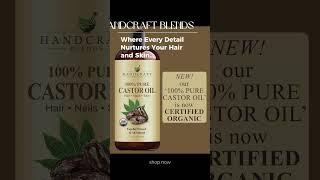 Handcraft Blends Organic Castor Oil - 16 Fl Oz - 100% Pure & Natural