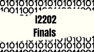 2022 Finals Session 1