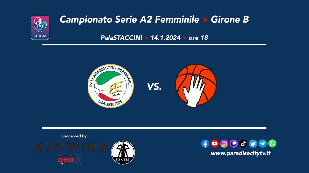 HIGHLIGHTS SERIE A2 BASKET FEMMINILE GIRONE B 20232024 P. F