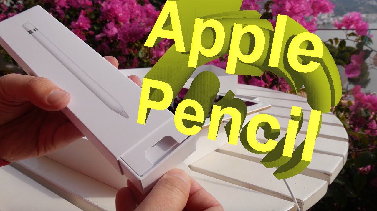 Test du stylet Apple Pencil avec tablette iPad Pro YouTube