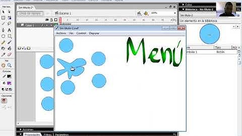Crear presentación con botones en Flash