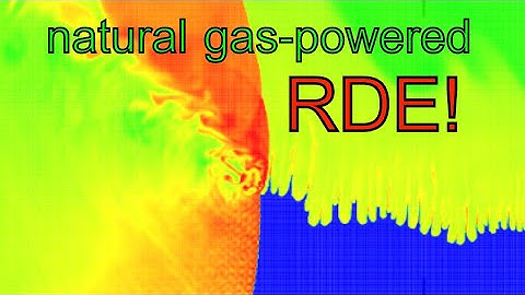 FULL LENGTH HD Natural Gas-Powered Rotating Detonation Engine (RDE) Simulation (HD with music)