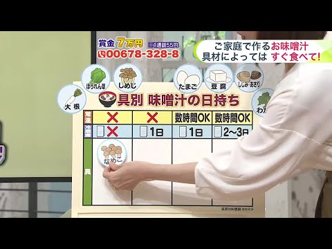 北海道【菅井さんの天気予報 17日(水)】あすは旭川・富良野で真夏日！食中毒にも注意…お味噌汁で特に気を付けたい具材は？