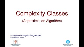 DAA60 - Complexity Classes from Approximation Algorithms Points of View