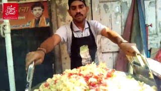 How It's Made - Pav Bhaji - Tawa Pulav - Masala Pav at Lower Parel West - Yummy Street Food