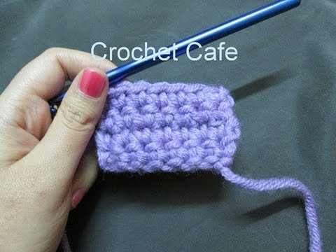 دروس تعليم الكروشيه للمبتدئين الدرس 3 : كروشيه غرزة الحشو | Crochet Cafe -  YouTube