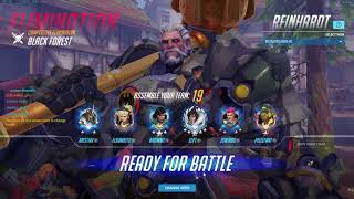 Overwatch Competitive 6v6 Elimination - Black Forest Gameplay