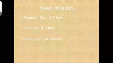 Types of Buses & Load flow techniques Lecture 2 Power system| PPT & sequence below(By Shuru Academy)