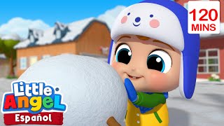Aprendemos a jugar en la nieve | Canciones Infantiles?| Moonbug Español | Little Angel