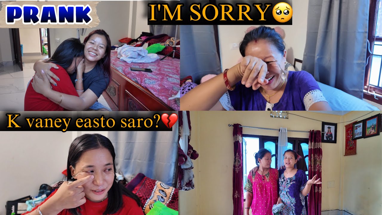 PRANK ON HER😭 MOM & DIKSHYA CRIED😭 ATTI CHITTA DUKHAYE, SORRY 🙏🏻