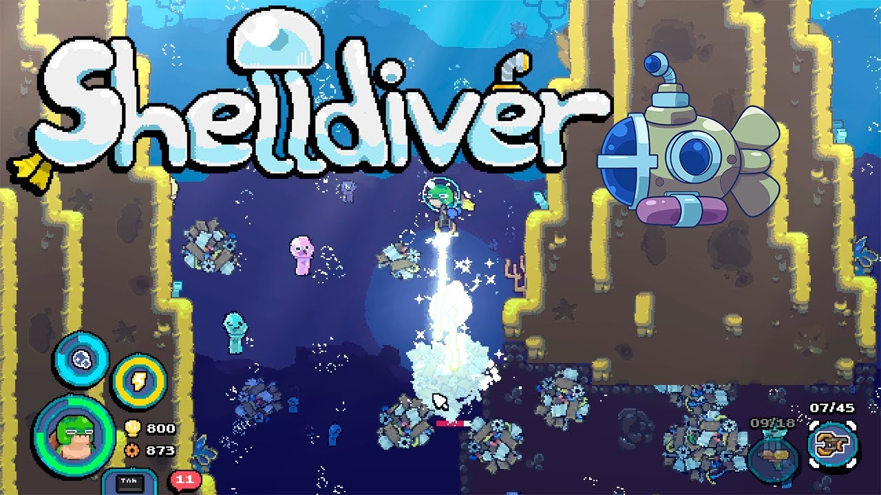 Upgrades, Coleta e Mergulho - Shelldiver Demo - YouTube
