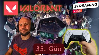 35. Gün | Valorant PS5 Canlı Yayın 🎮 Bu Kol Bu Oyunları TAŞIR mı?!