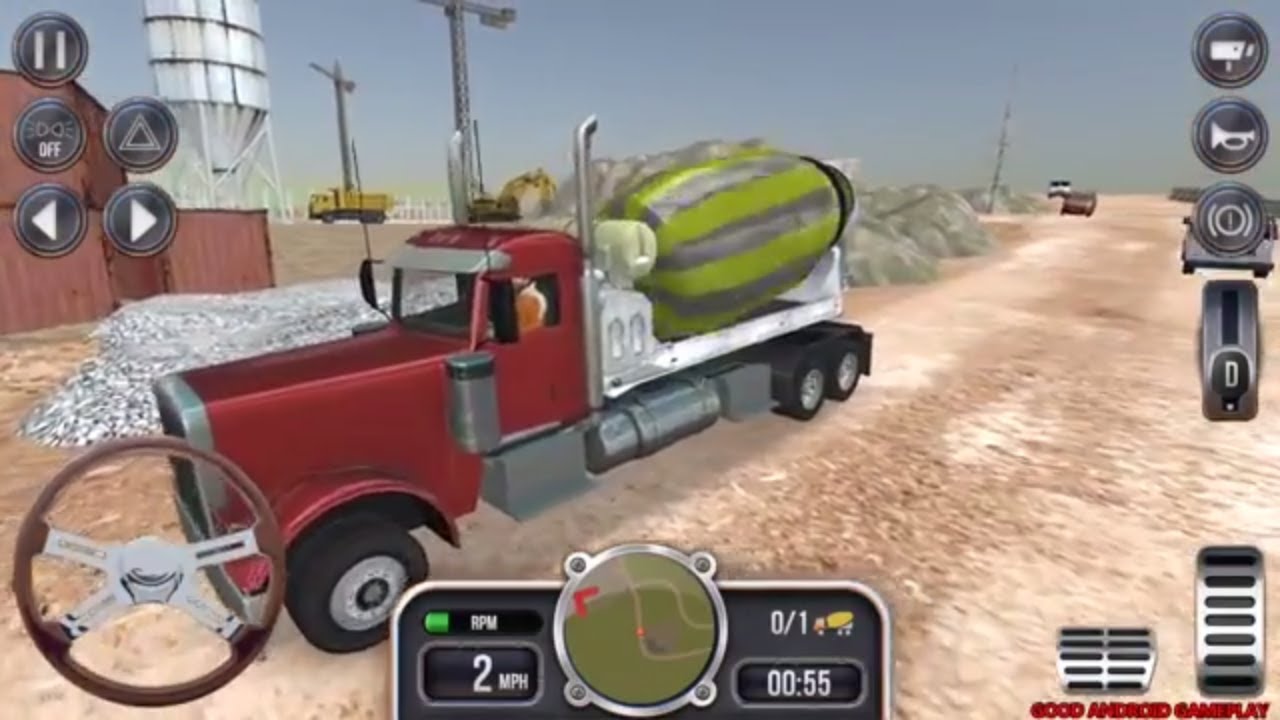 Construction Sim 2018 - Cement Truck Unlocked | Offroad Transport | Android GamePlay FHD