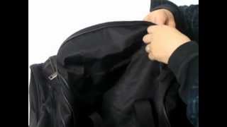 中学生に人気の防具袋で肩紐ありのナイロン角型ボストン片ポケット付