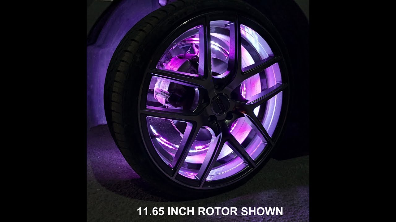 LED Wheel lights on Dodge Charger / Challenger Demo YouTube