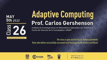 Adaptive Computing Class 26 - On the Limits of A.I. - Prof. Carlos Gershenson