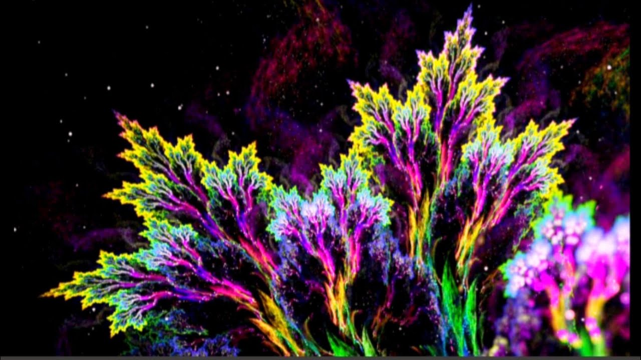 Fractal visual impact, beautiful artistic conception, healing scenery