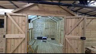 Wooden Workshop Pre-Build: 10ft x 8ft Apex Workshop