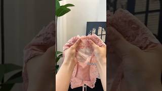 Delicate Pink Lace Panties ✨ | Elegant & Soft Lingerie #intimatewear