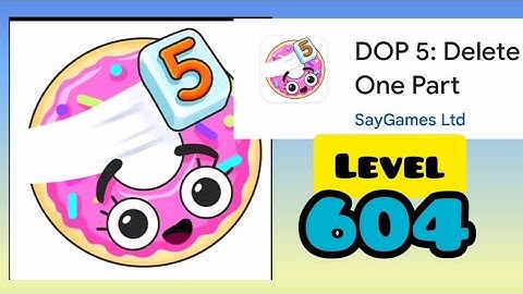 #DOP5 Delete One Part #Level604 #Save him from the lion Gameplay